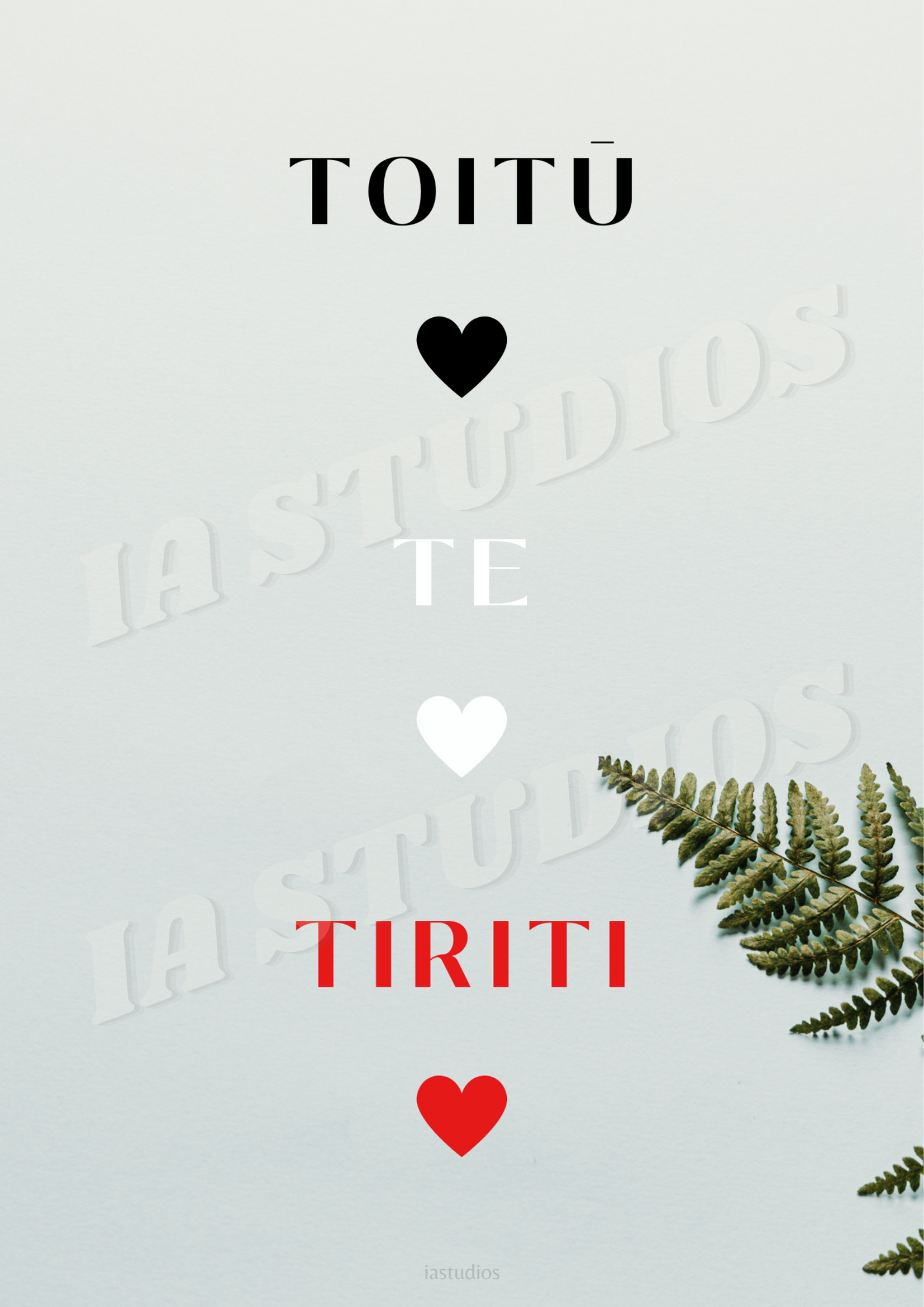 Toitū Te Tiriti Digital Print - Ia Studios