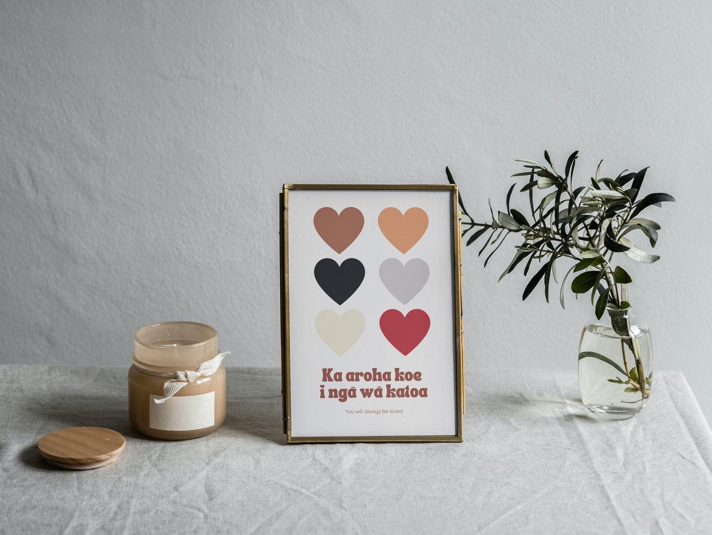Whakatauki Maori Proverb Ka aroha koe i ngā wā katoa – You will always be loved. Digital download Ia Studios NZ