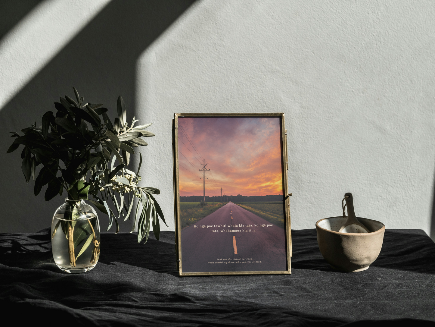 Ko ngā pae tawhiti whaia kia tata, ko ngā pae tata, whakamaua kia tina.
Seek out the distant horizons,
While cherishing those achievements at hand.
Whakatauki. Digital Download Ia Studios