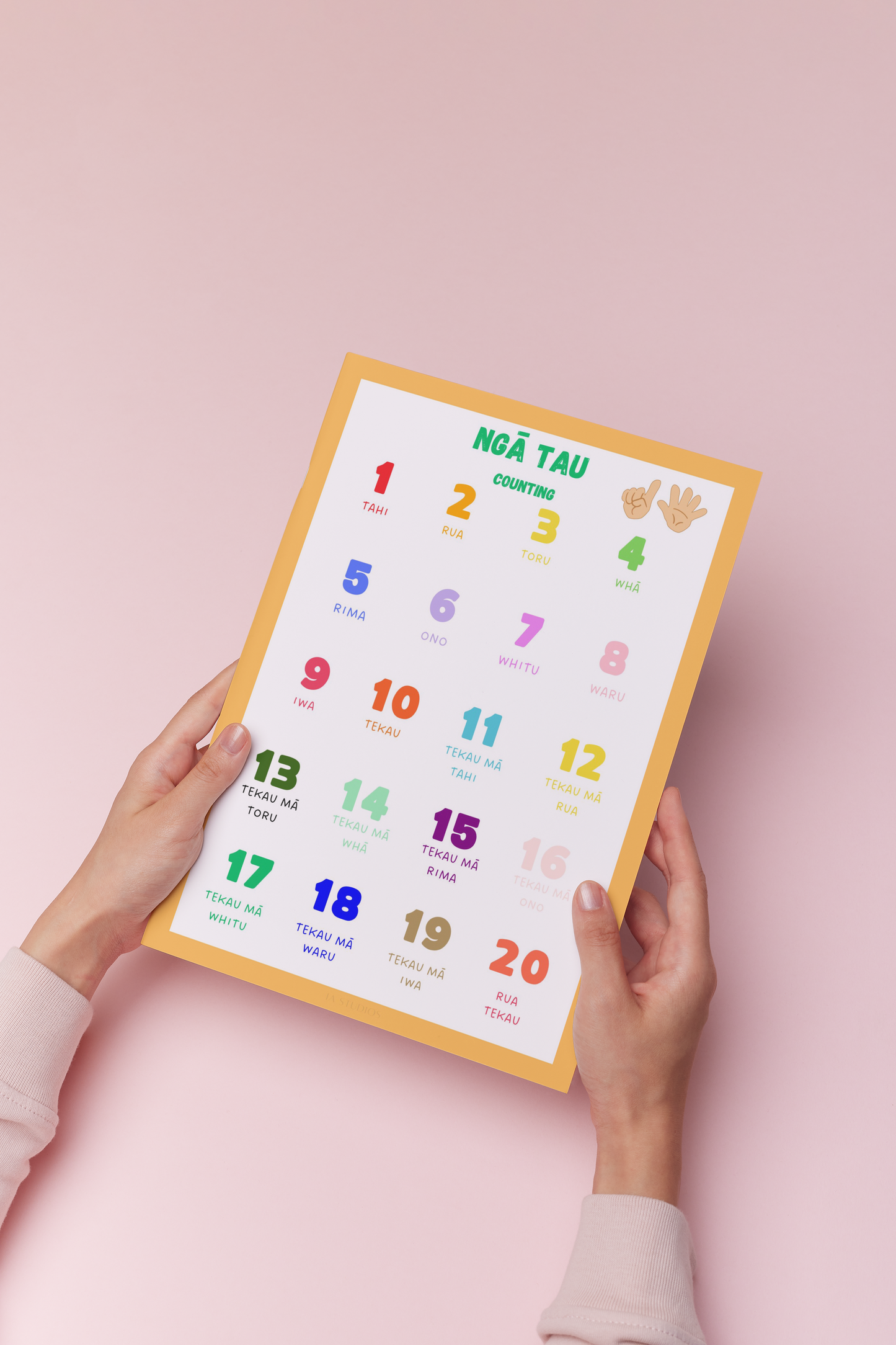 Ngā Tau - Counting - Counting In Te Reo Maori and English - Ia Studios