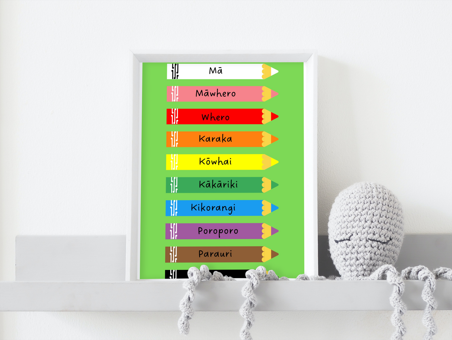 Ngā Tae - Colours in Te Reo Maori - Ia Studios NZ