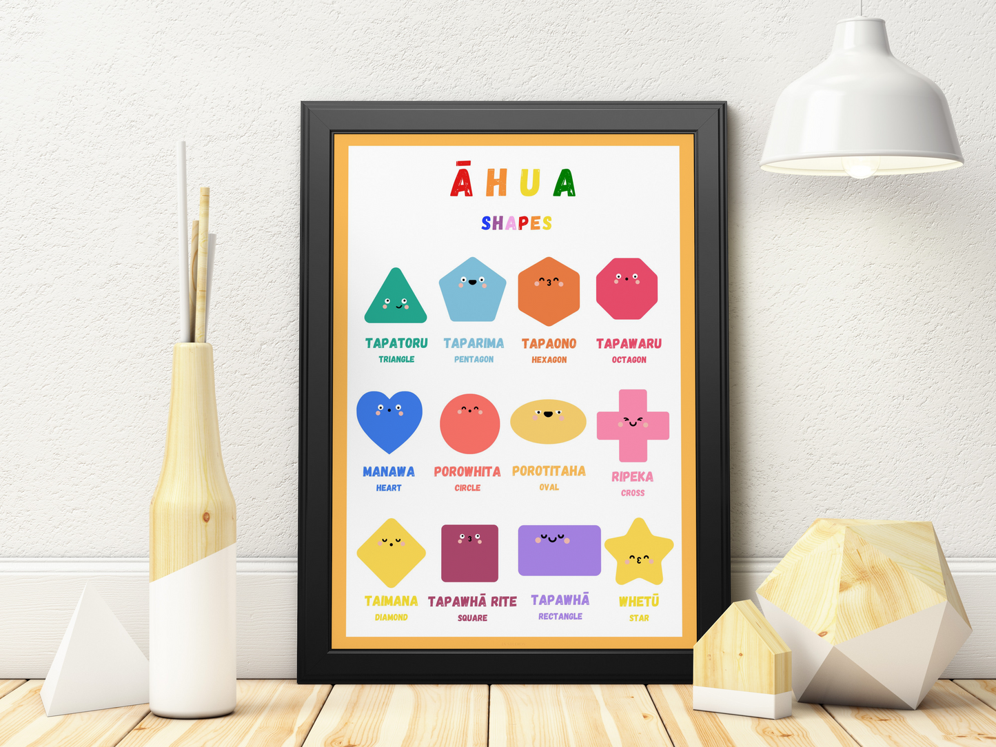 āhua - shapes - shapes in te reo maori and english - ia studios