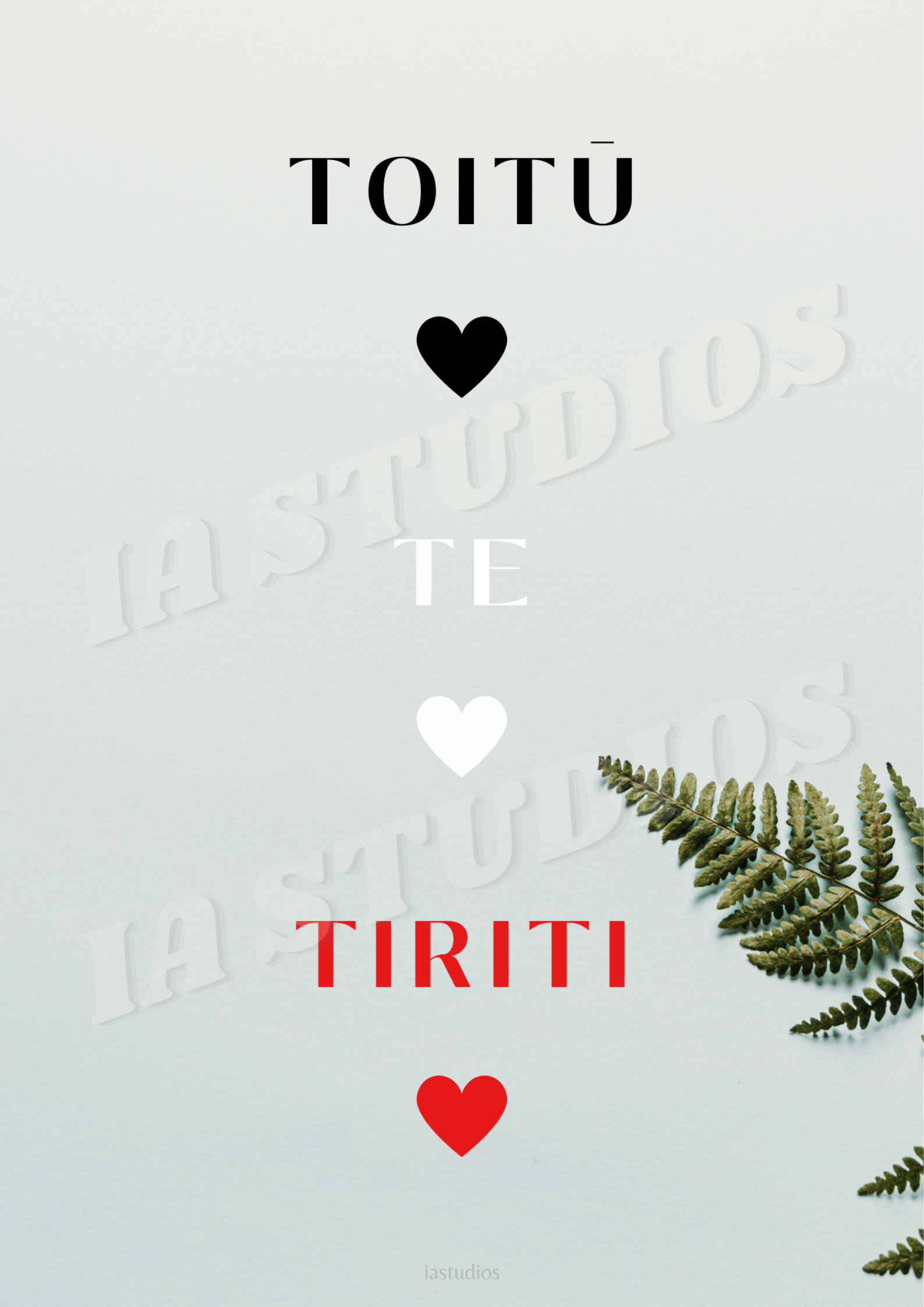 Toitū Te Tiriti Digital Print - Ia Studios 