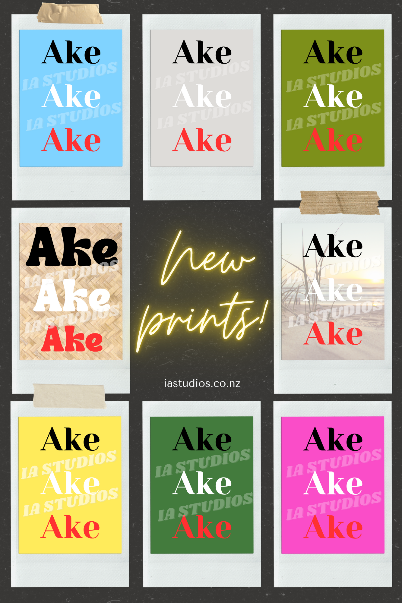 Ake Ake AKe Te Wiki o Te Reo Prints Digital Download Ia Studios 