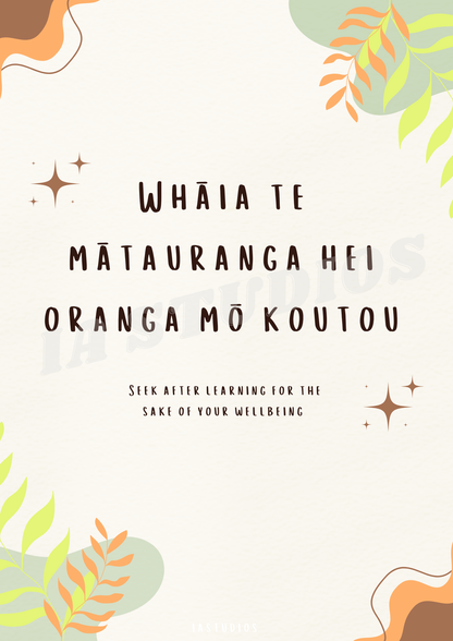 Ako (Learning Based) Whakatauki